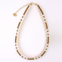 クラシック ゴールド ＆ パール ネックレス Classic Gold & Pearl Necklace Liala