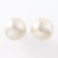 ワンポイントパール ピアス イヤリング コットンパール One Point Pearl Pierce Earring Liala