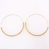 チェコビーズ ゴールドサークル Czech Beads Gold Circles Liala