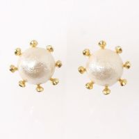 ミルククラウンパール ピアス イヤリング milk crown pearl Pierce Earring Liala