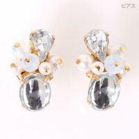 デュークリスタル ピアス イアリング Dew Clystal Pierce Earring Liala