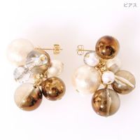 オータムクリスタル ピアスイヤリング Autumn Crystal Pierce Earring Liala