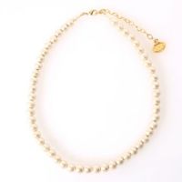 シンプルパール ネックレス コットン Simple Pearl Necklace Cotton Liala