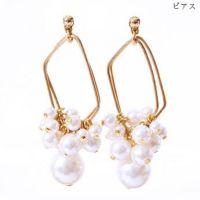 ダイアモンドフレーム ピアス イヤリング Diamond Frame Pierce Earring Liala