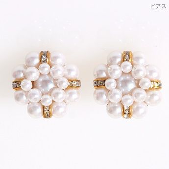 ヴィクトリアンパール ピアス イヤリング Victorian Pearl Pierce Earring Liala