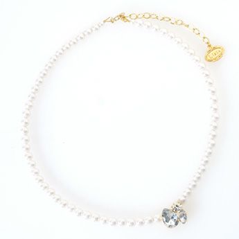 クリスタルドロップ ネックレス Crystal Drop Necklace Liala