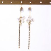 クリスタルハーフフープ ピアス Crystal Half Hoop Pierce Liala