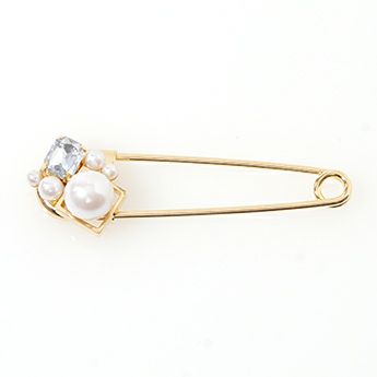 パールクリスタル ブローチ Pearl Crystal Brooch Liala