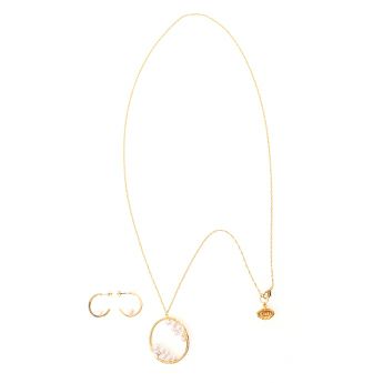 スノードロップ セット ネックレス ピアス イヤリング Snow Drop Set Necklace Pierce Earring Liala