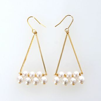 アライン パール ピアス イヤリング Align Pearl Pierce Earring Liala