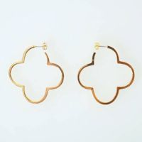 クローバー フープ ピアス イヤリング Clover Hoop Pierce Earring Liala