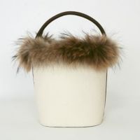 ラクーン ファー バケツ バック Raccoon Fur Bucket Bag Liala