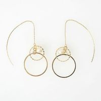 ダブル リング パール ピアス Double Ring Pearl Pierce Liala