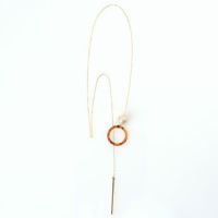 べっ甲 リング ネックレス Tortoiseshell Ring Necklace Liala