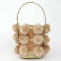 ファー ポンポン ワンハンドル バッグ Fur PON PON OneHandle Bag Liala