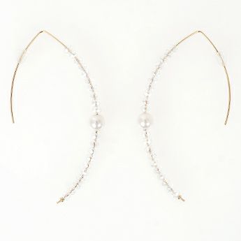 クリスタル カーブ ピアス Crystal Curve Pierce Liala