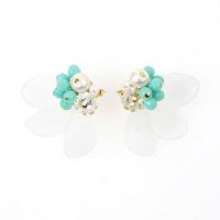 ターコイズ クリア ピアス イヤリング Turquoise Clear Pierce Earring Liala