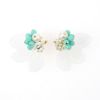 ターコイズ クリア ピアス イヤリング Turquoise Clear Pierce Earring Liala