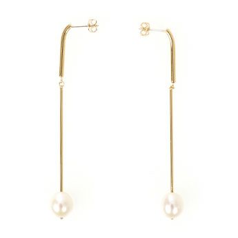 ロング ドロップ パール ピアス イヤリング Long Drop Pearl Pierce Earring Liala