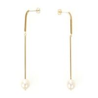 ロング ドロップ パール ピアス イヤリング Long Drop Pearl Pierce Earring Liala