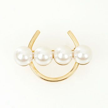 パール サークル ブローチ Pearl Circle Brooch Liala