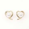 ハート フレーム パール ピアス イヤリング Heart Frame Pearl Pierce Earring Liala