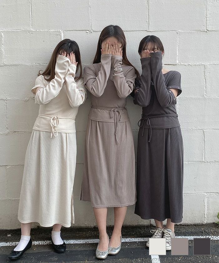 ワンピース ビスチェ付き 肩あき Mimi Toujours 全3色 Mtj311 0276 1 Joint Space ワンピース ビスチェ付き 肩あき Mimi Toujours 全3色 Mtj311 0276 1 Joint Space