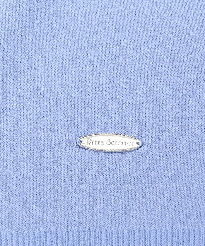 レディース/トップス/ニット/カーディガン/チャーム付き/7分袖/羽織り/ショート丈/セットアップ対応商品/S/M/ホワイト/ピンク/ブルー/イエロー/ネイビー/ブラック/