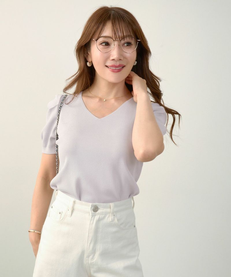 新色追加/newcolor/手洗い可/ドライタッチ/セットアップ対応商品/タック袖/シャリ感/涼感/春/夏