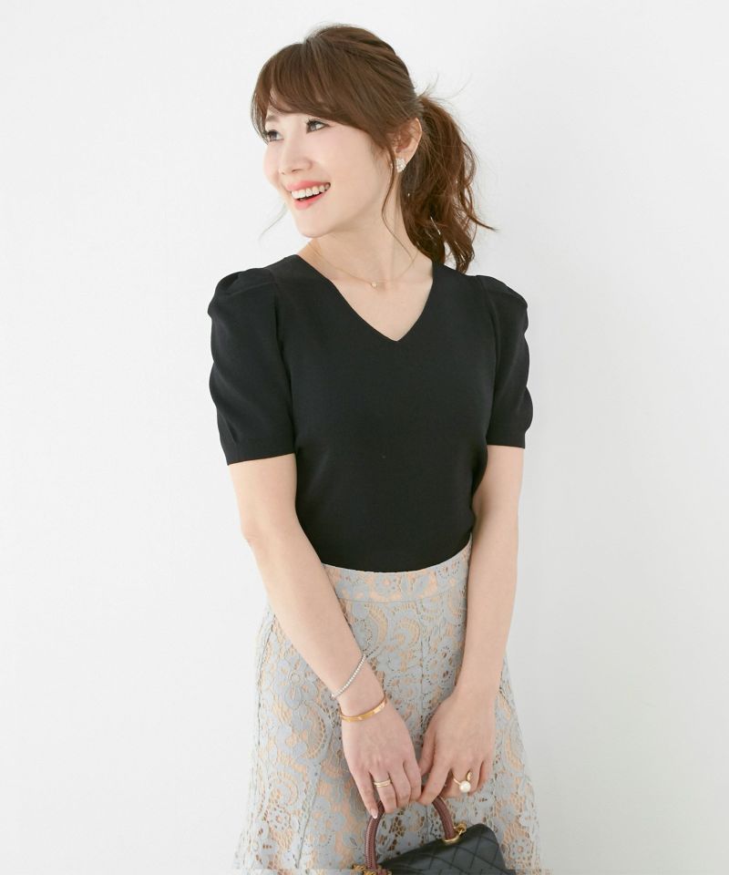 新色追加/newcolor/手洗い可/ドライタッチ/セットアップ対応商品/タック袖/シャリ感/涼感/春/夏