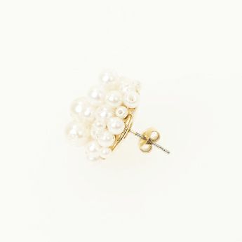 フラワー バッド パール ピアス イヤリング Flower Bud Pearl Pierce Earring