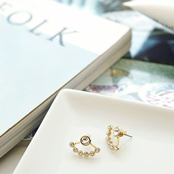 クリスタル フローラル ピアス Crystal Floral Pierce