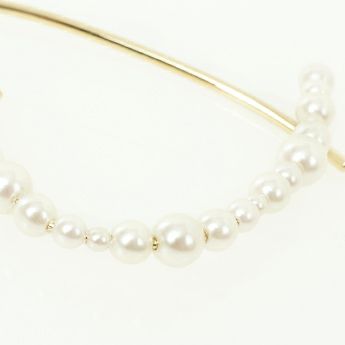 パール ハート フープ ピアス Pearl Heart Hoop Pierce