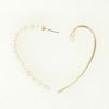 パール ハート フープ ピアス Pearl Heart Hoop Pierce