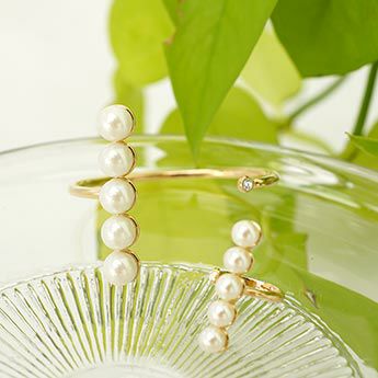 ライン パール ブレスレット Line Pearl Bracelet