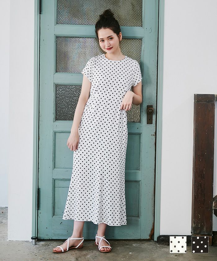 Summer Sale ワンピース ドット マーメイド Airi Kato Tina Mimi Toujours 全2色 Mtj311 0308 2
