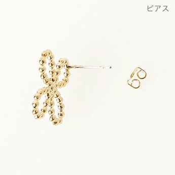 スタッズ クローバー ピアス イヤリング Studs Clover Pierce Earring