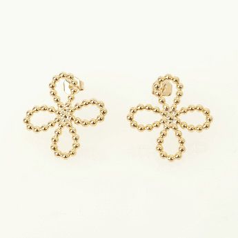 スタッズ クローバー ピアス イヤリング Studs Clover Pierce Earring