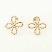 スタッズ クローバー ピアス イヤリング Studs Clover Pierce Earring