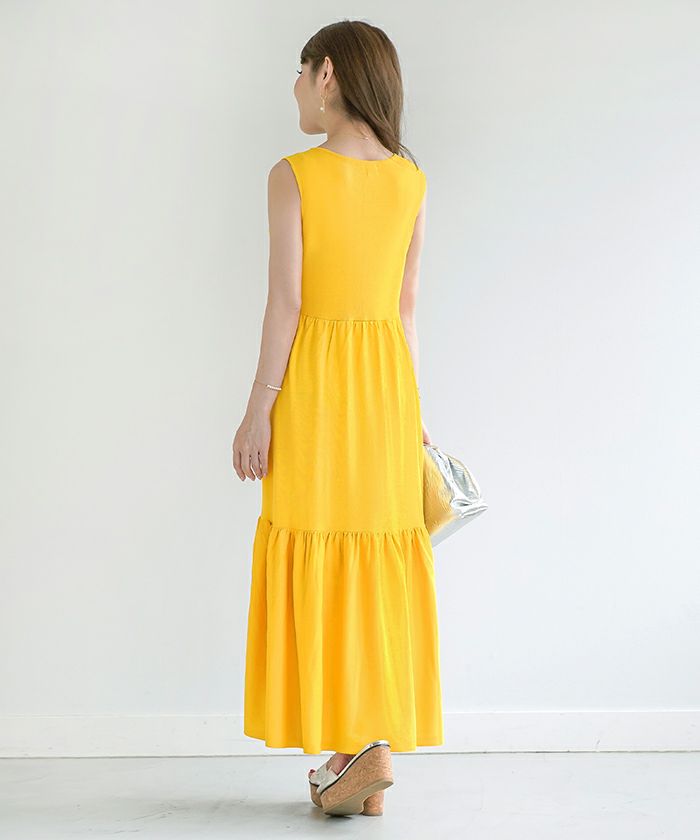 Summer Sale ワンピース ロング ニット ティアード Liala Pg 全3色 Lpg311 01 1