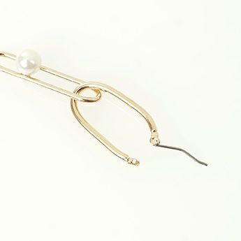 ダブル フープ ムーン ピアス Double Hoop Moon Pierce