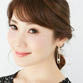 ダブル フープ ムーン ピアス Double Hoop Moon Pierce