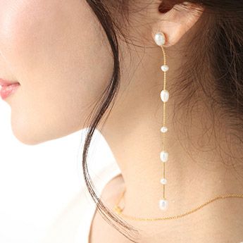 淡水パール ピアス イヤリング Freshwater Pearl Pierce Earring