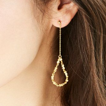 チェーン ドロップ ピアス イヤリング Chain Drop Pierce Earring