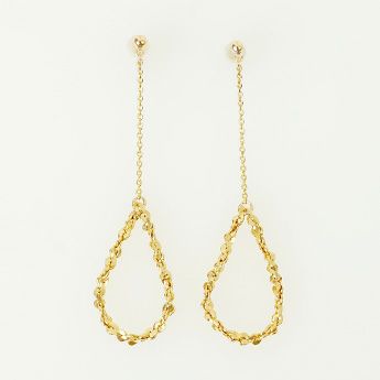 チェーン ドロップ ピアス イヤリング Chain Drop Pierce Earring