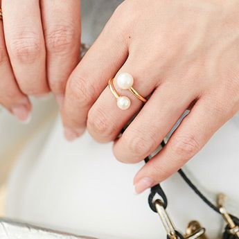 ツイン パール リング Twin Pearl Ring