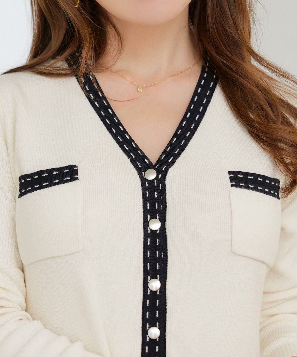 手洗い可 レディース 長袖 秋冬春 長袖 可愛い 上品 きれいめ オフィス 色 フェミニン ジョイントスペース