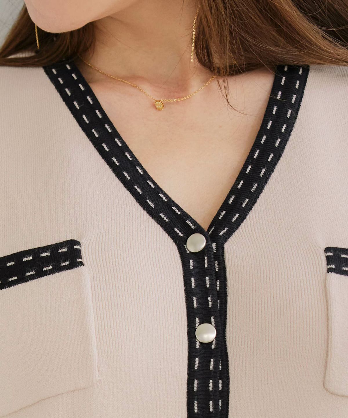 手洗い可 レディース 長袖 秋冬春 長袖 可愛い 上品 きれいめ オフィス 色 フェミニン ジョイントスペース