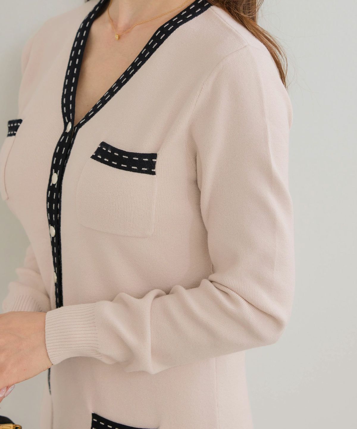 手洗い可 レディース 長袖 秋冬春 長袖 可愛い 上品 きれいめ オフィス 色 フェミニン ジョイントスペース