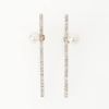 ライン クリスタル ピアス イヤリング Line Crystal Pierce Earring